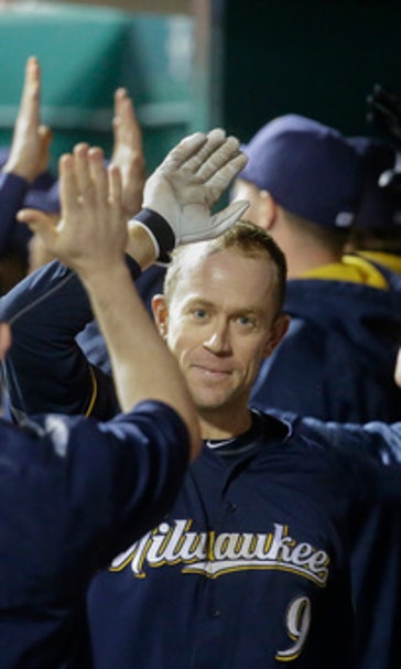 Hill homers 3 times as Brewers beat Reds 13-7 in 10 innings